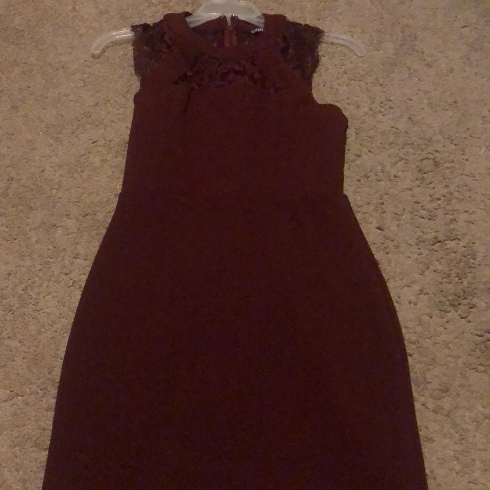 Maroon Dress